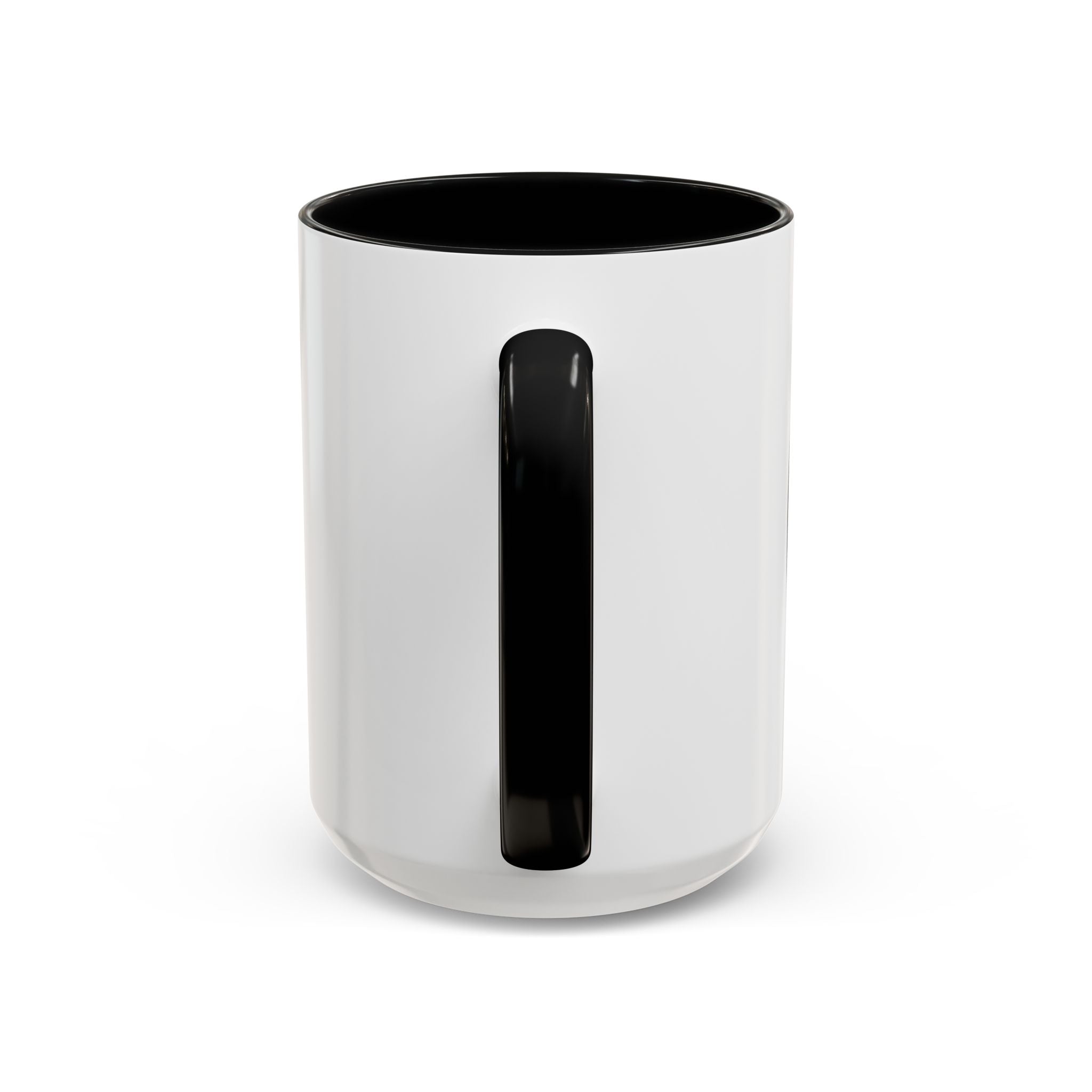 Wolf Moon Accent Coffee Mug — Gothic Night Forest Design with Ghost