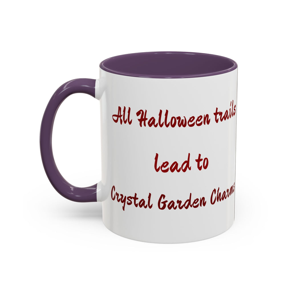 Magic Forest Pumpkin Moon Coffee Mug — Enchanted Fall Accent Mug (11/15oz)