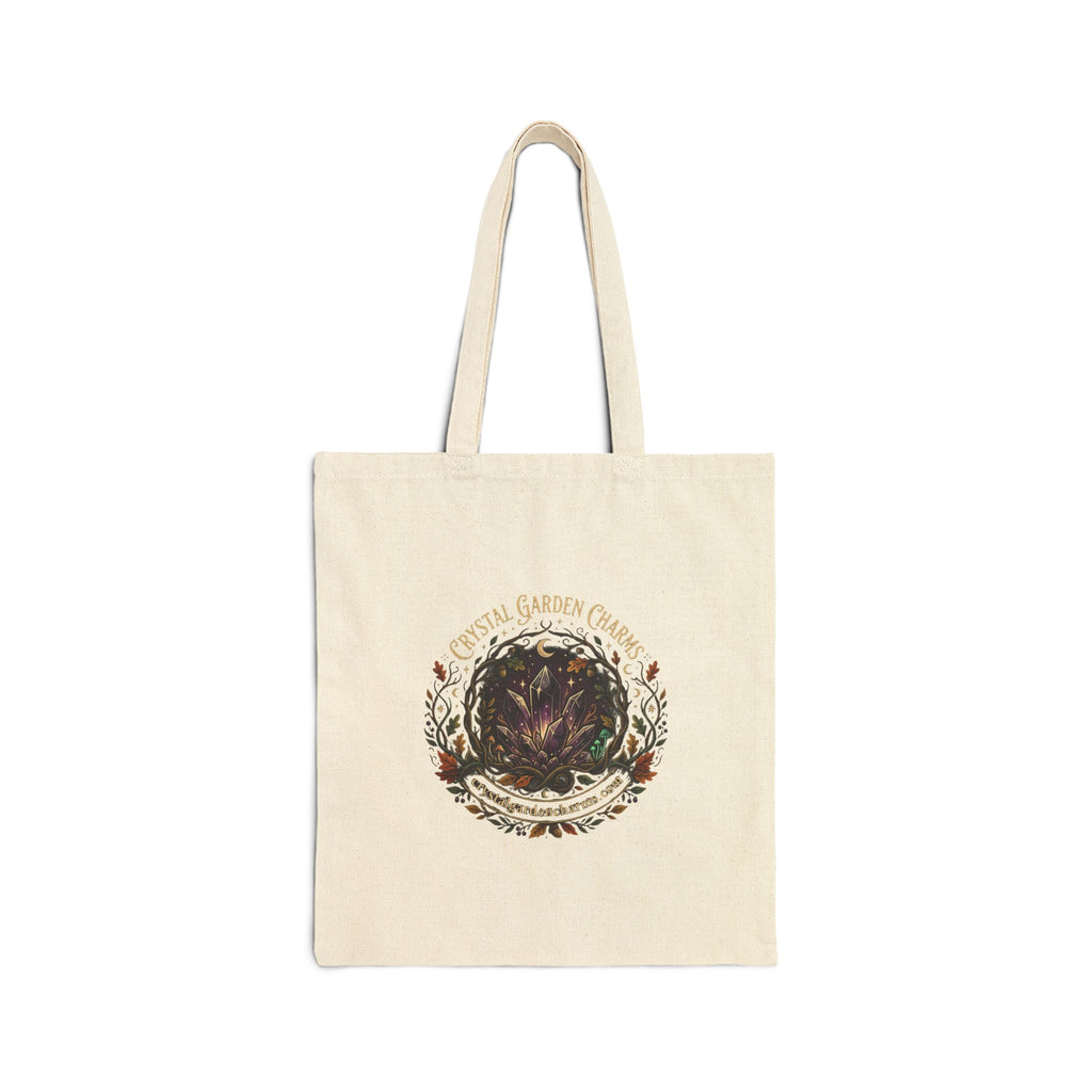 Gothic Moon Witch Tote Bag — Mystic Witchcraft Canvas Tote