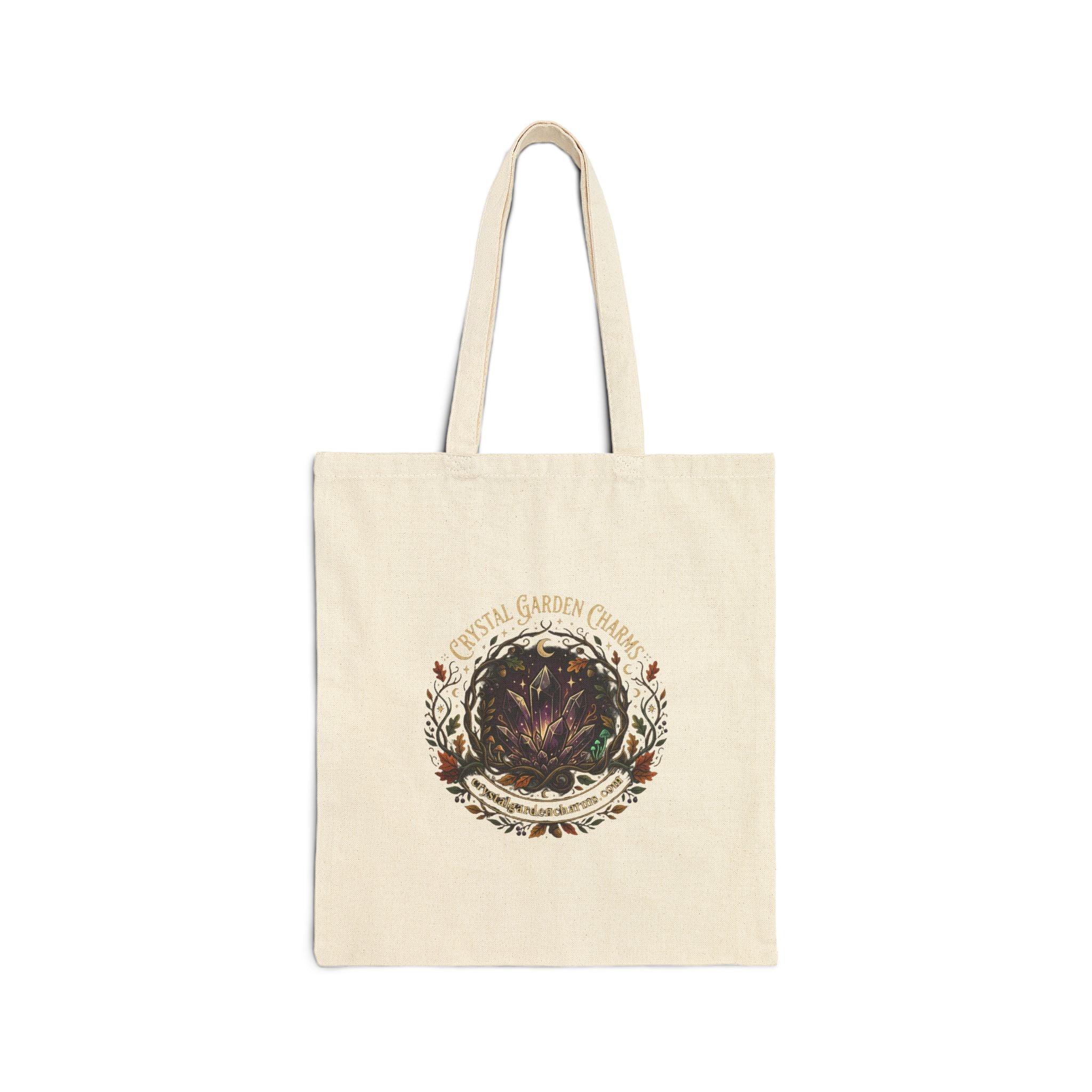 Gothic Moon Witch Tote Bag — Mystic Witchcraft Canvas Tote