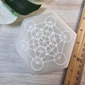 Metatron’s Cube Selenite Charging Plate