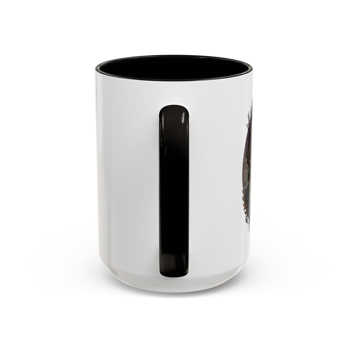 Halloween Graveyard Mug — Ghosts, Mummies, Goblins & Jack-O-Lanterns Spooky Night Scene