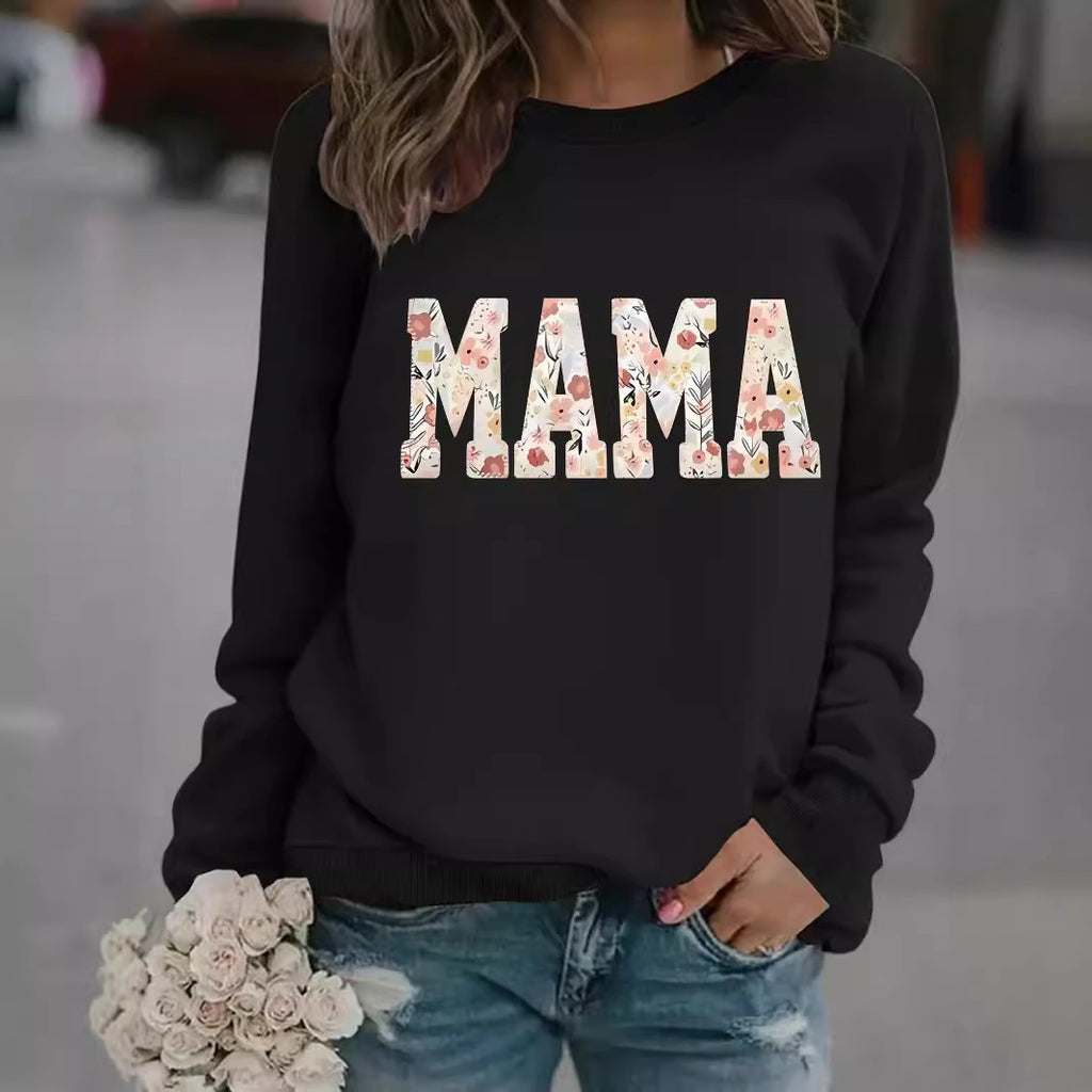 MAMA printed pullover sweatshirt