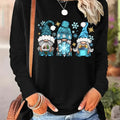 Blue Winter Gnomes Christmas Sweatshirt