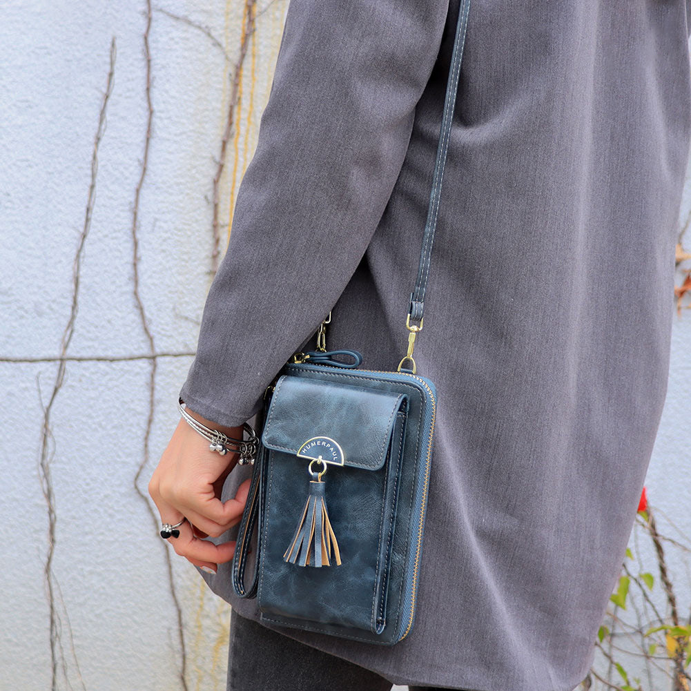 Retro Mini Shoulder Bag | Black, Blue or Brown