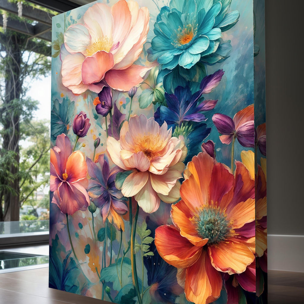 Spring Bouquet Wall Art | Floral Canvas Print