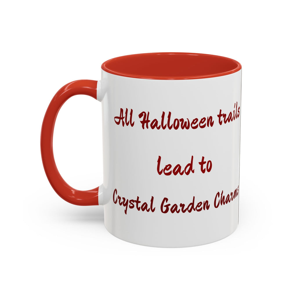 Magic Forest Pumpkin Moon Coffee Mug — Enchanted Fall Accent Mug (11/15oz)
