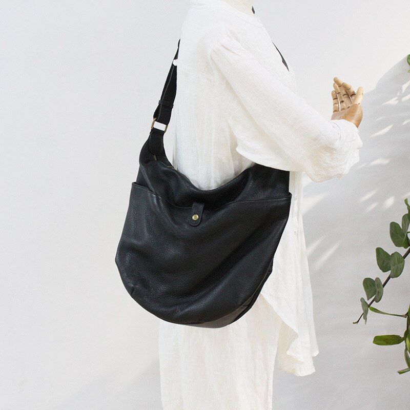Roomy Leather Shoulder Bag
