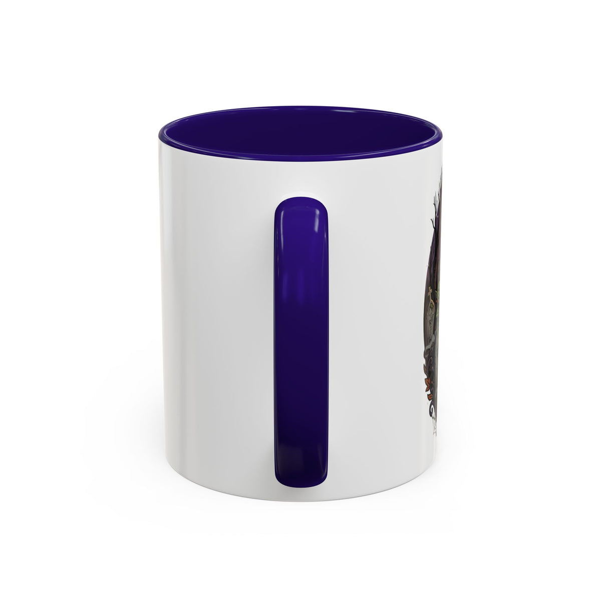Halloween Graveyard Mug — Ghosts, Mummies, Goblins & Jack-O-Lanterns Spooky Night Scene