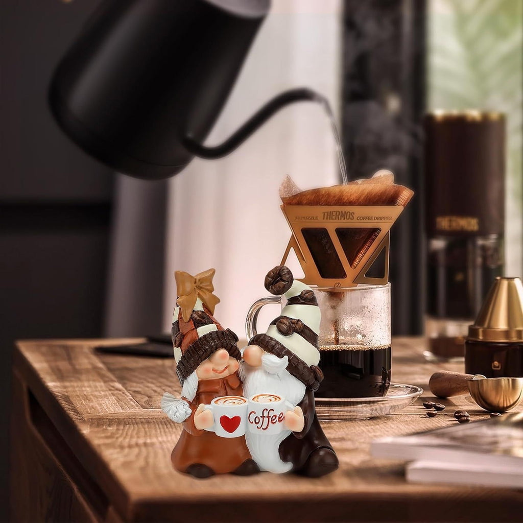Coffee Gnome Resin Tabletop Figures