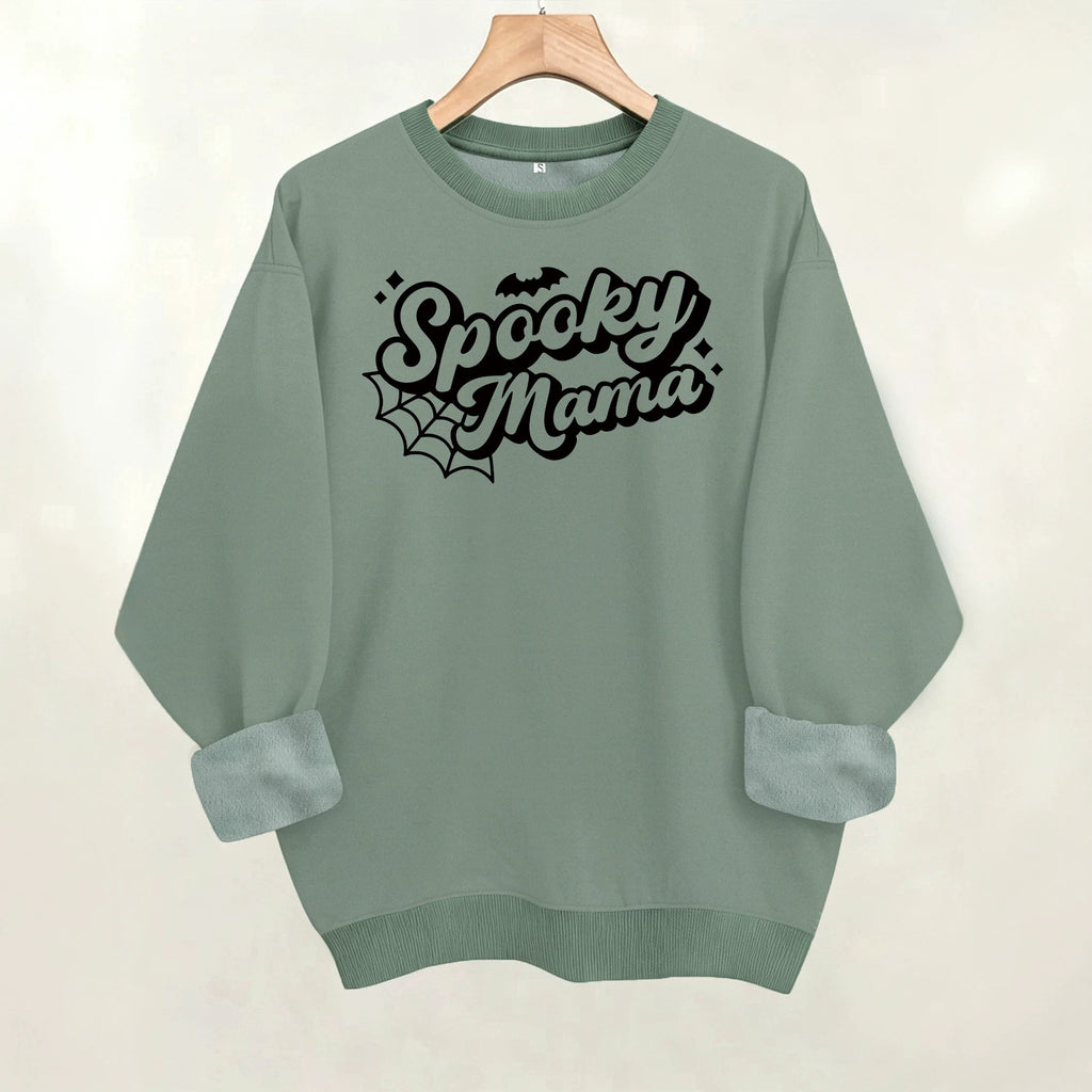 Spooky Mama Printed Sweatshirt