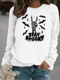 Stay Spooky Skeleton Hand Long Sleeve Shirt