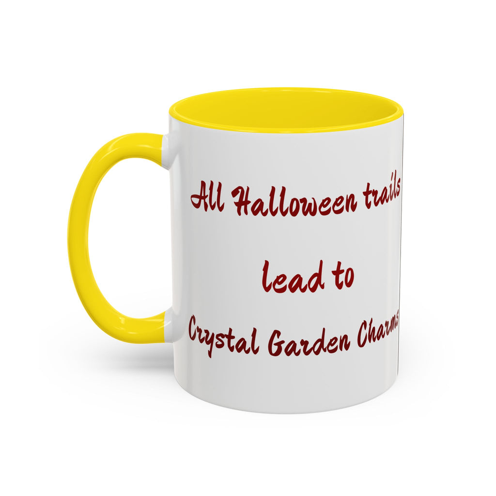 Magic Forest Pumpkin Moon Coffee Mug — Enchanted Fall Accent Mug (11/15oz)