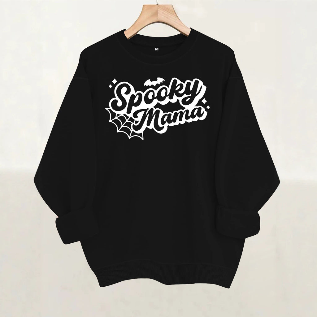 Spooky Mama Printed Sweatshirt