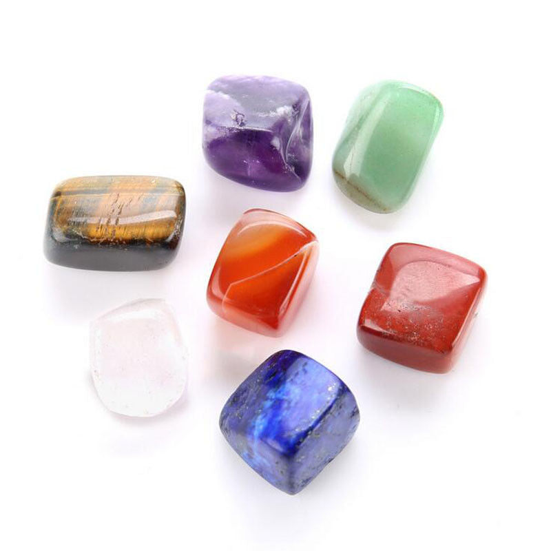 Seven Chakra Crystal Stone Set | 7 Tumbled Stones