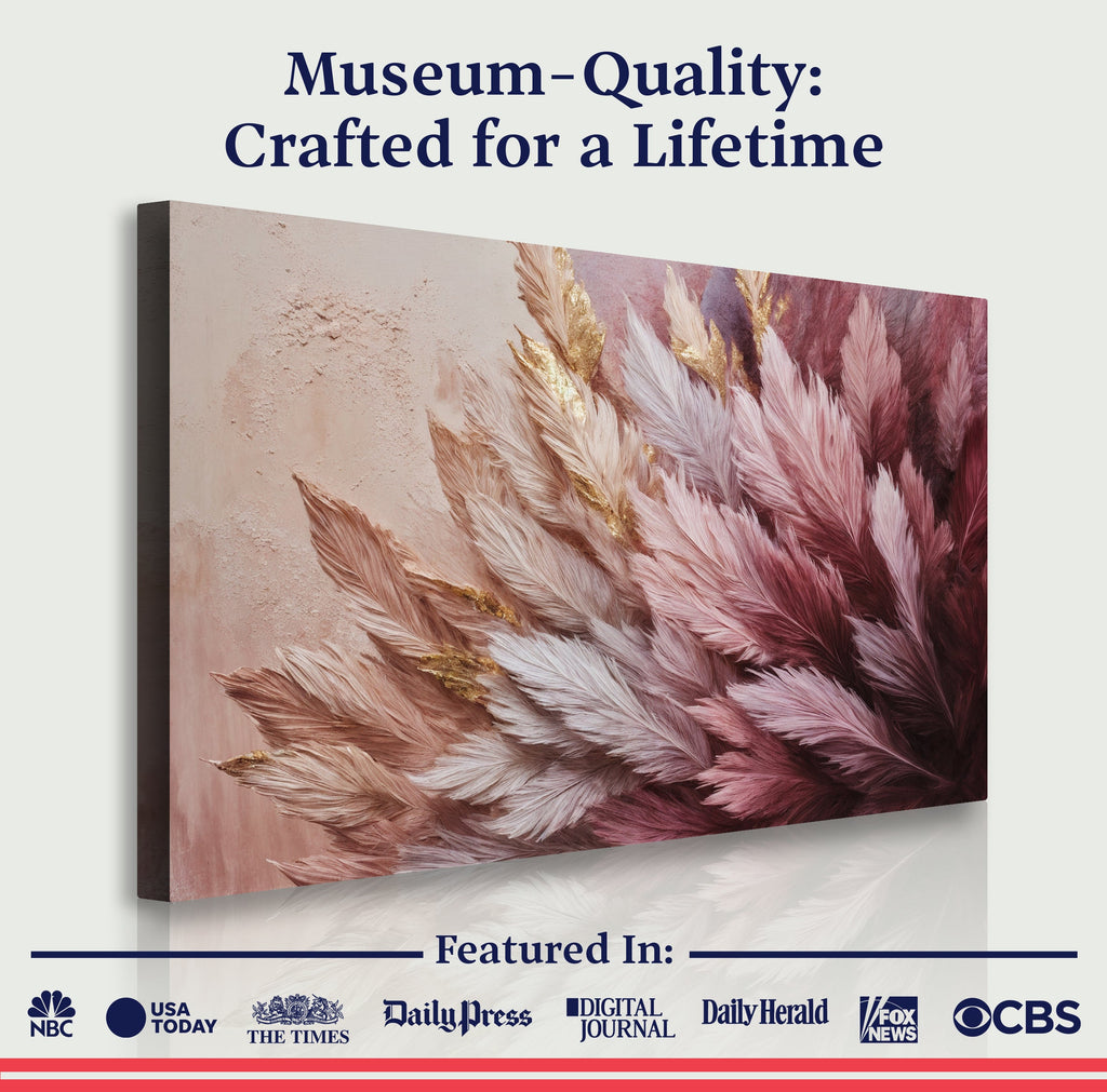 Feather Symphony Wall Art
