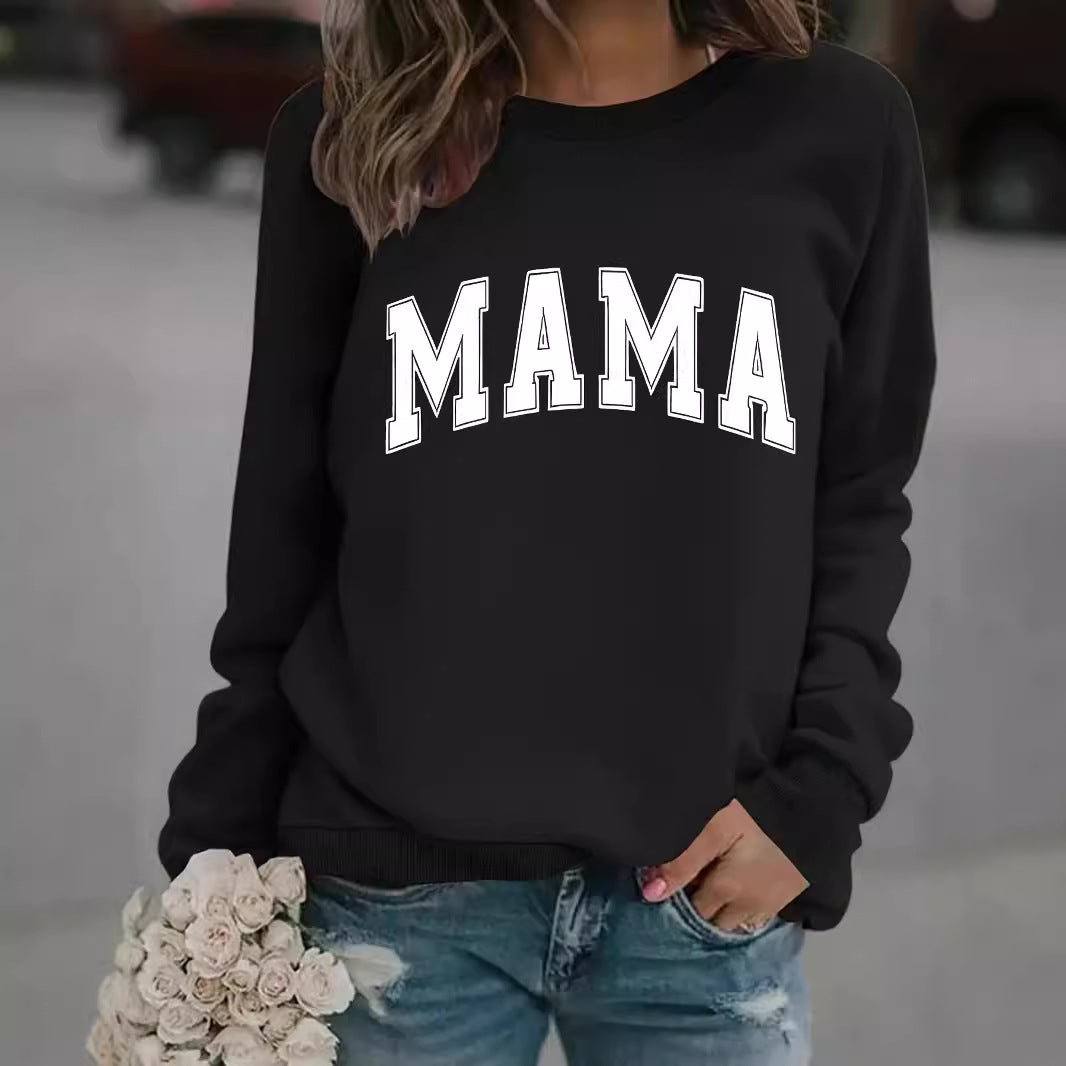 MAMA printed pullover sweatshirt