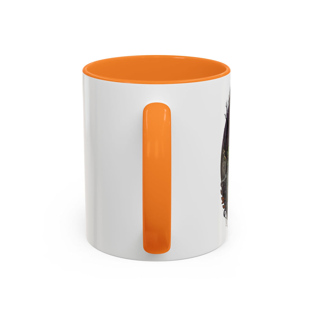 Halloween Graveyard Mug — Ghosts, Mummies, Goblins & Jack-O-Lanterns Spooky Night Scene