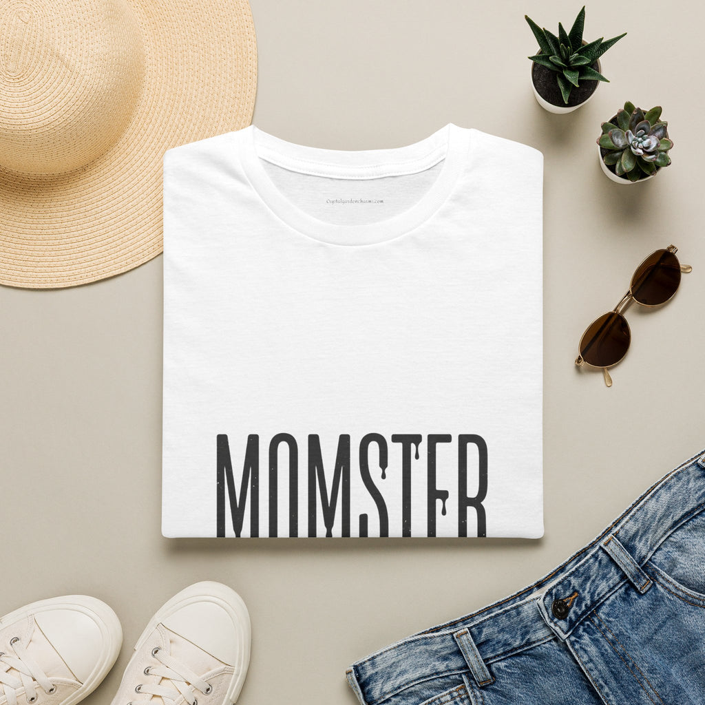 Momster T-Shirt — Dripping Letters & Bat Halloween Graphic Tee