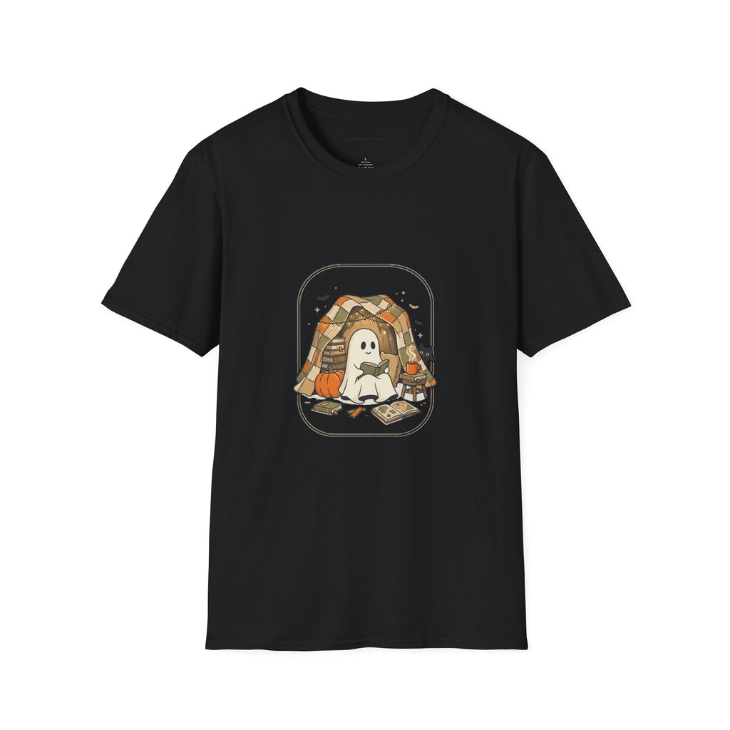 Ghost & Cat Cozy Camp T-Shirt