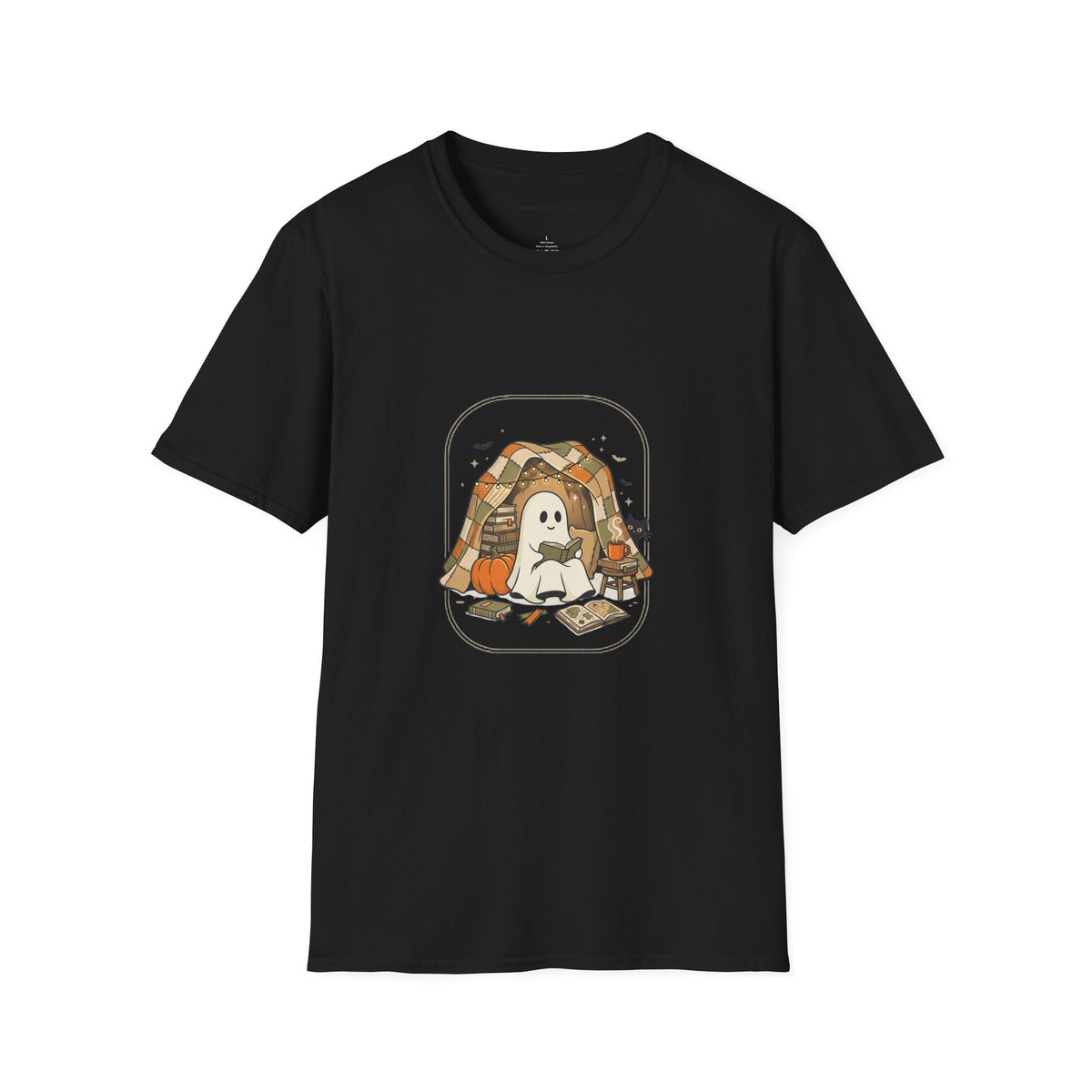 Ghost & Cat Cozy Camp T-Shirt