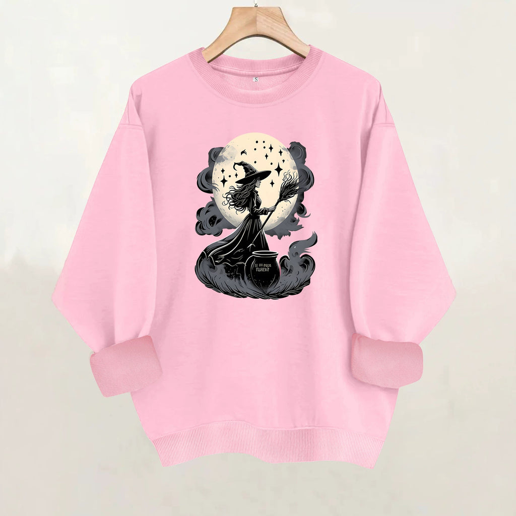 Moonlit Witch & Cauldron Sweatshirt