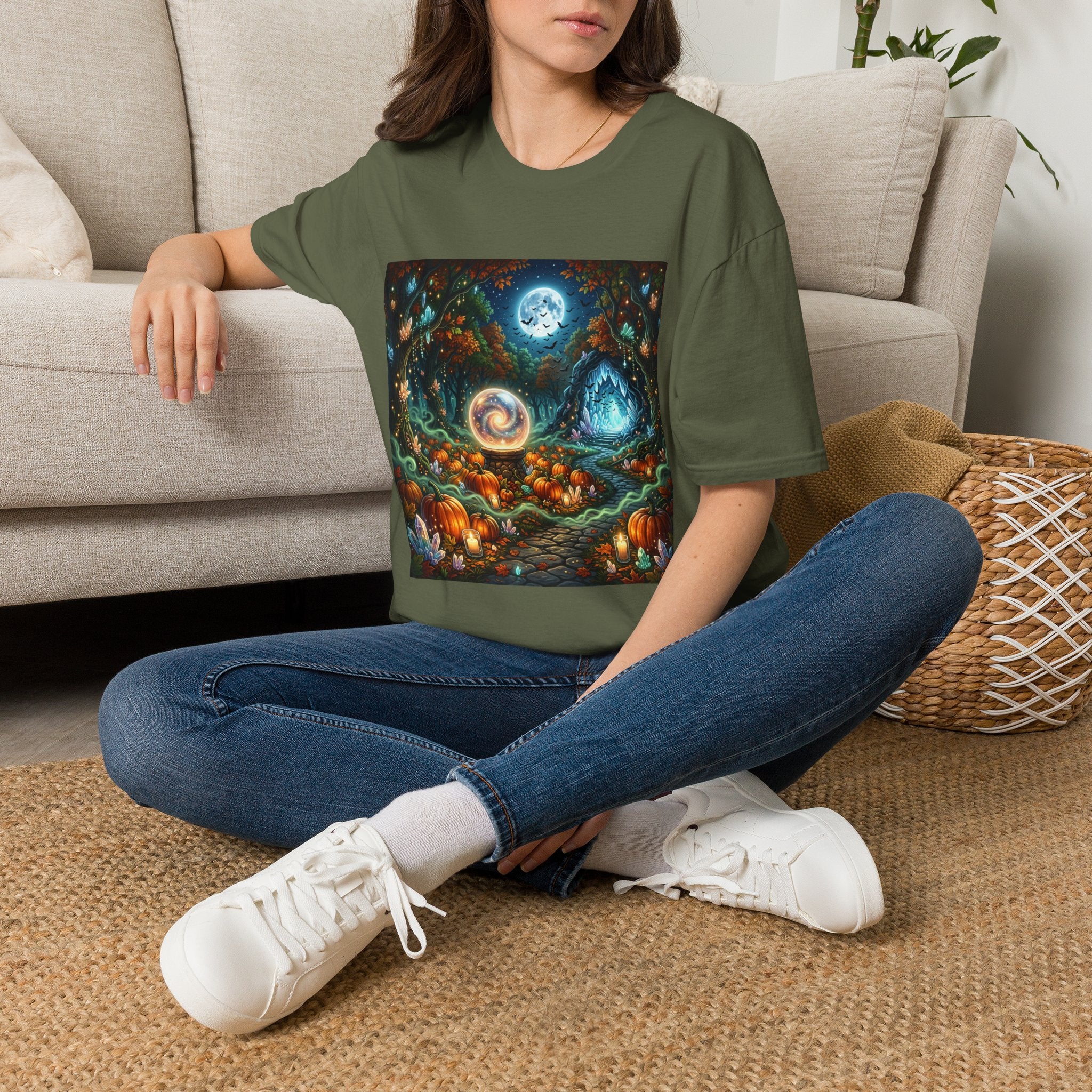 Mystic Moonlight Forest T-Shirt