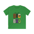 Big Bro Kids Halloween T-Shirt — Bats & Spooky Colors Graphic Tee