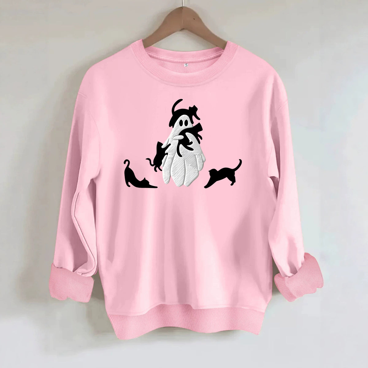 Crazy Kitty Ghost Sweatshirt