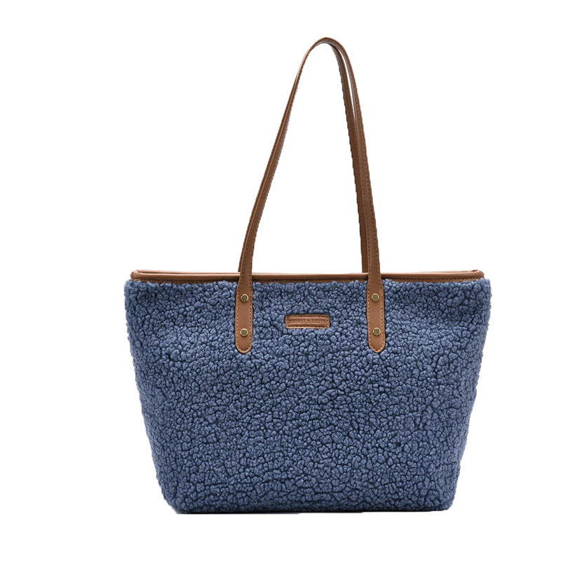 Plush Commuter Tote Bag