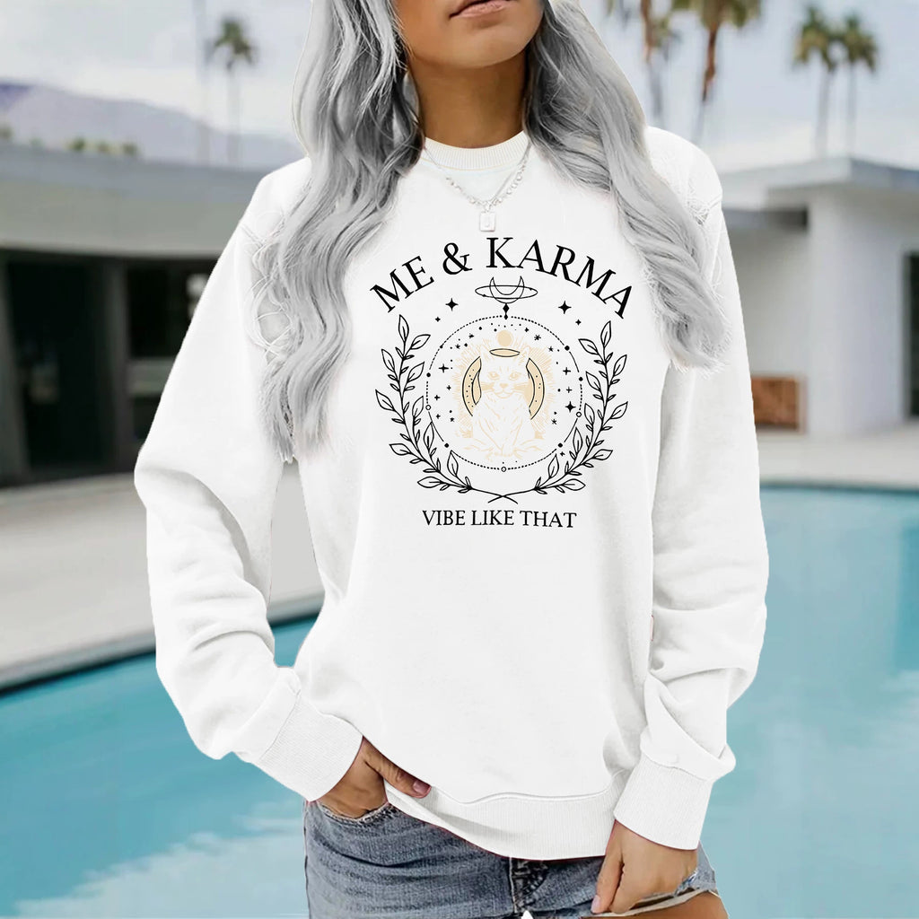 Me & Karma Printed Long Sleeve Shirt