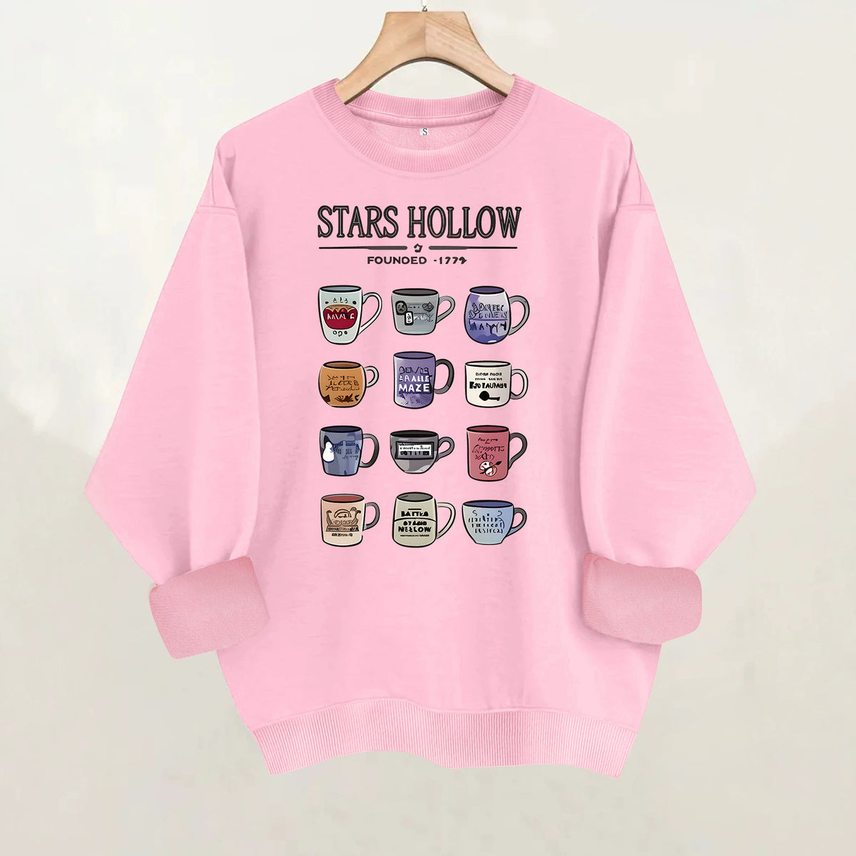 Gilmore Girls Coffee Mug Print Sweatshirt