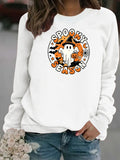 Spooky Season Trick-or-Treat Ghost Sweatshirt