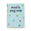Print It Your Way Paw Print Hardcover Journal