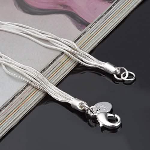 Five-Heart Layered Chain Bracelet