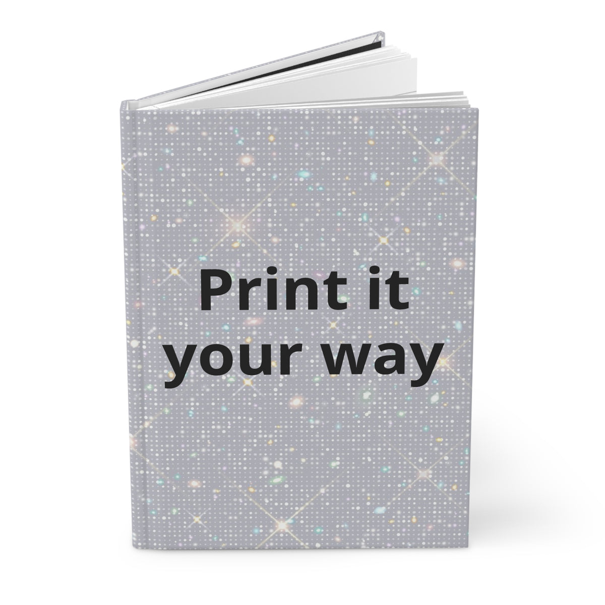 Print It Your Way Sparkle Hardcover Journal