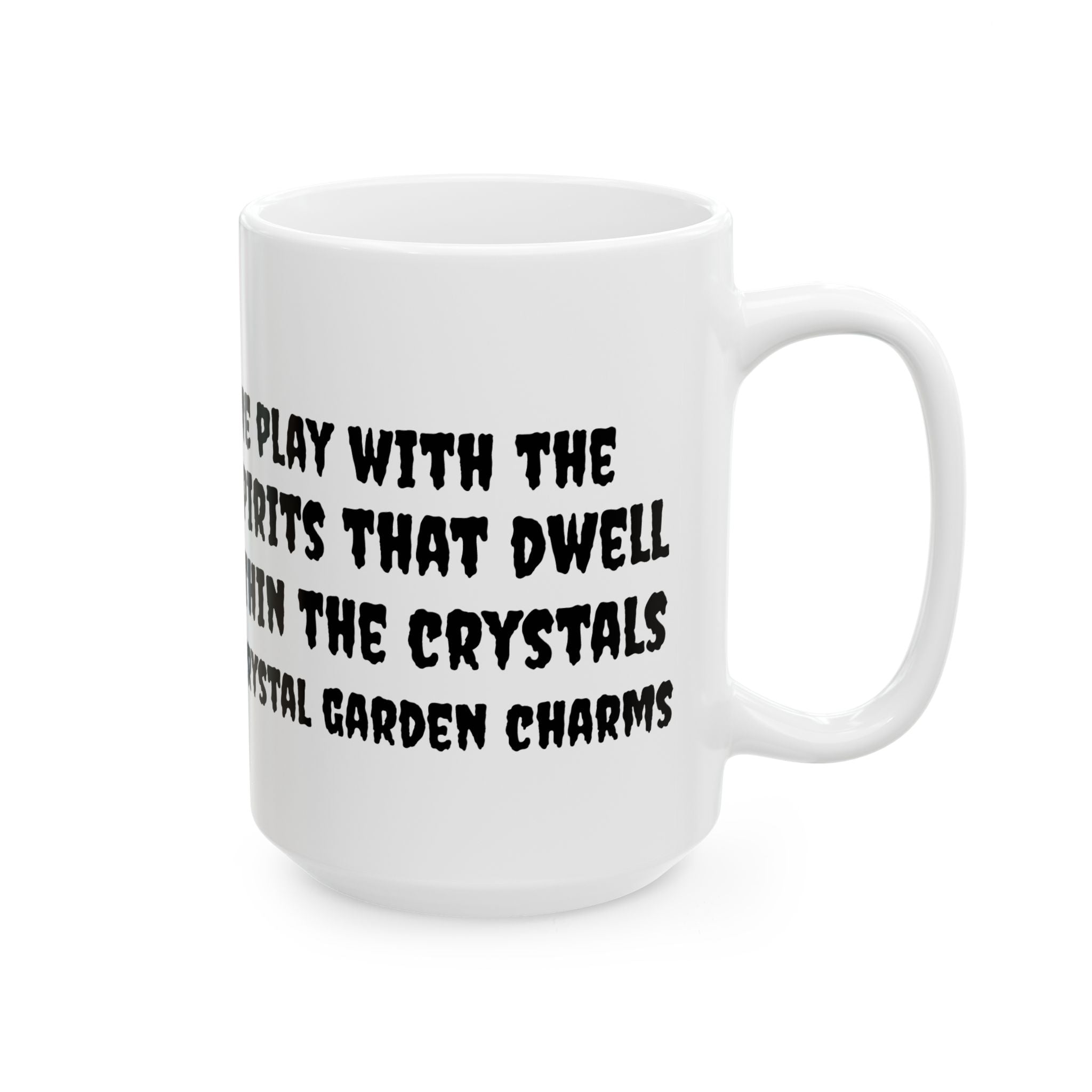 Halloween Haunted Spirits Ceramic Mug — “Come Play With The Spirits” 11oz/15oz