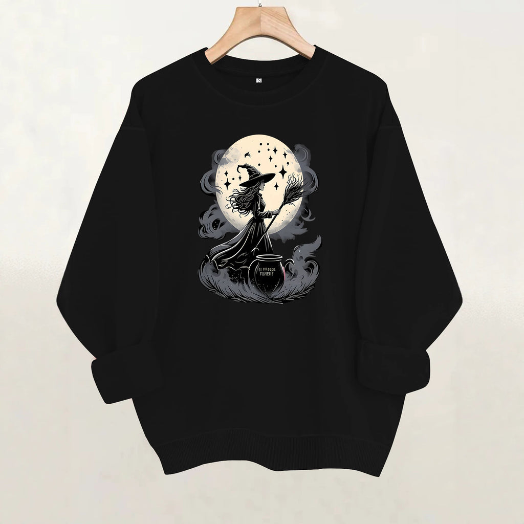 Moonlit Witch & Cauldron Sweatshirt