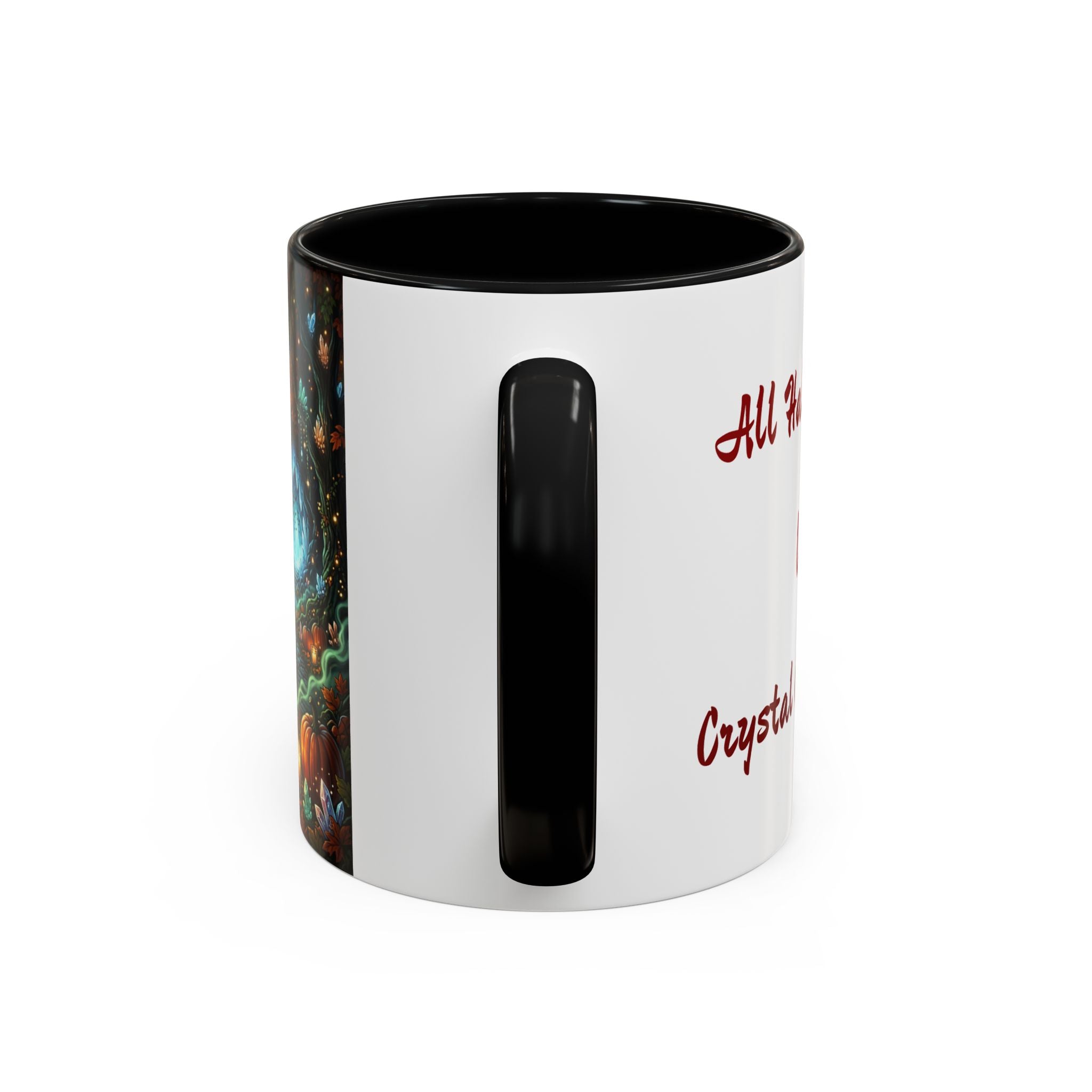 Magic Forest Pumpkin Moon Coffee Mug — Enchanted Fall Accent Mug (11/15oz)