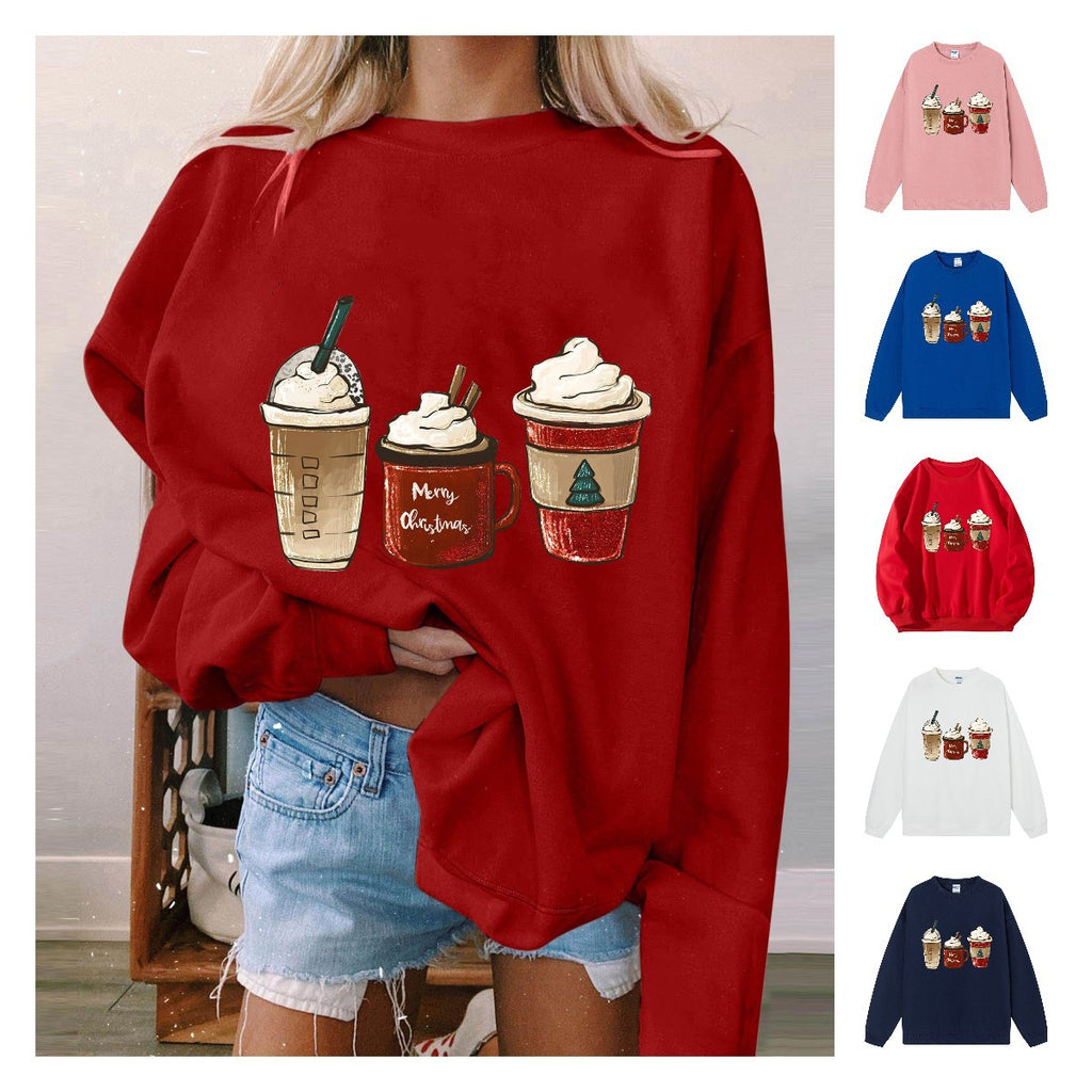 Merry Christmas Coffee & Cocoa Trio Sweatshirt