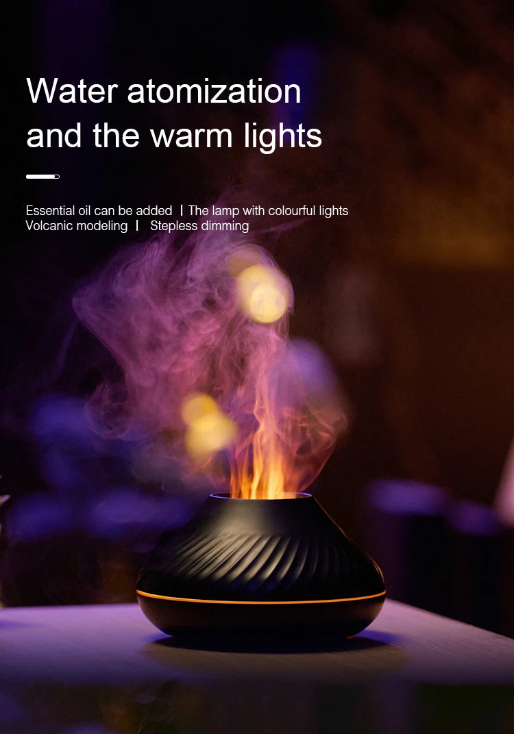 Volcanic Aroma Diffuser Essential Oil Lamp Night Light