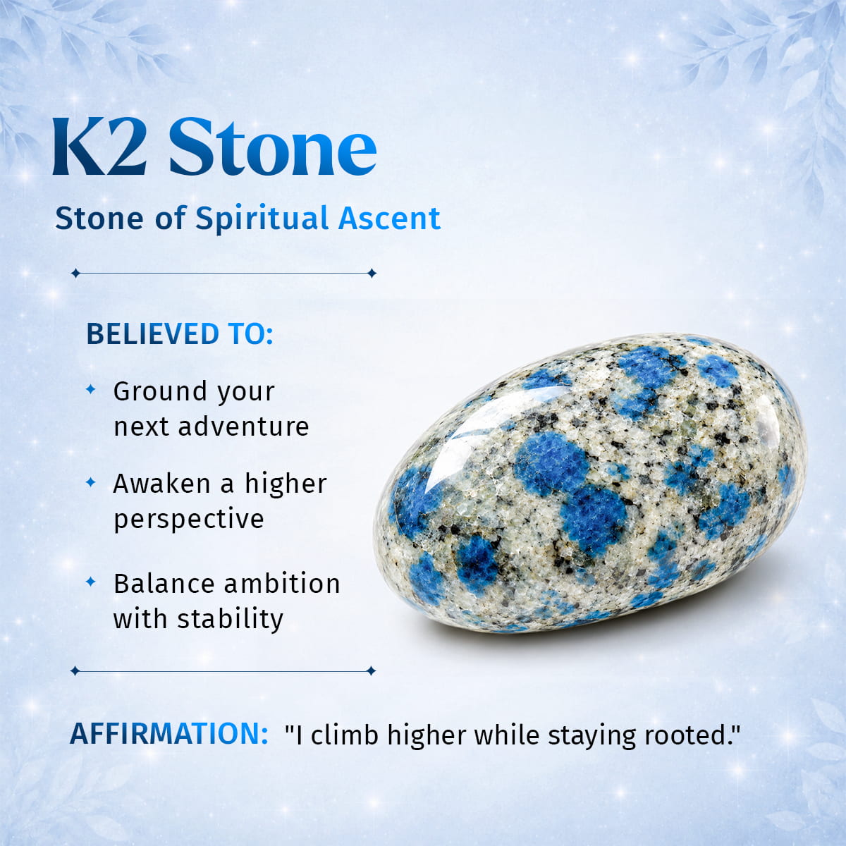 K2 Stone Beaded Bracelet | Azurite & Granite