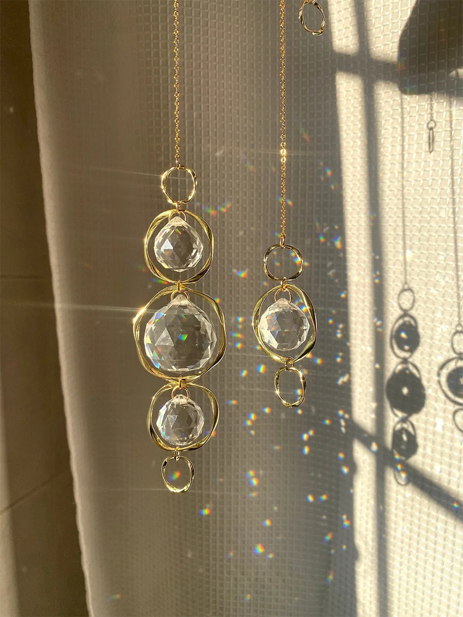 Crystal Ball Prism Suncatcher Hanging Decoration