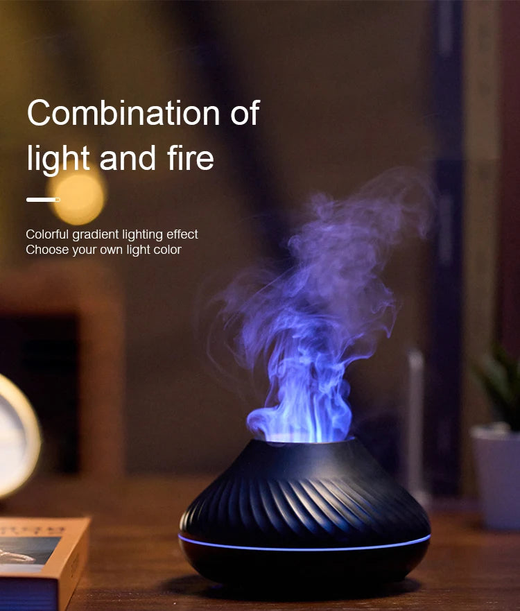 Volcanic Aroma Diffuser Essential Oil Lamp Night Light