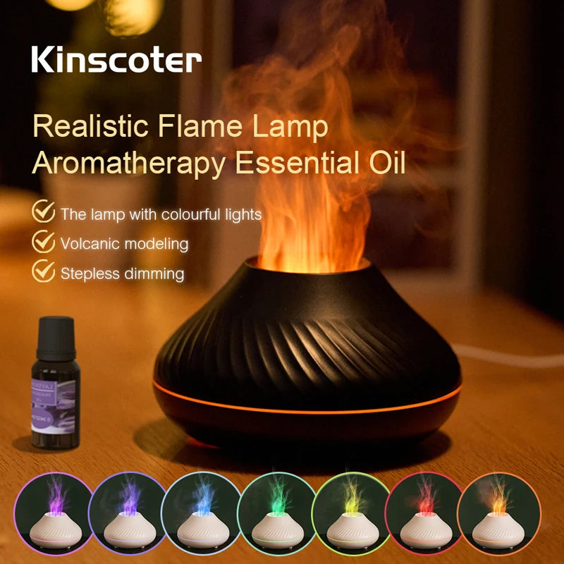 Volcanic Aroma Diffuser Essential Oil Lamp Night Light