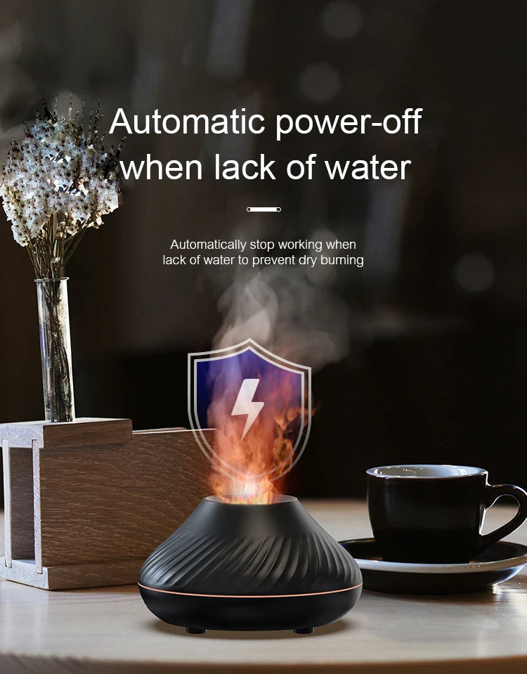 Volcanic Aroma Diffuser Essential Oil Lamp Night Light