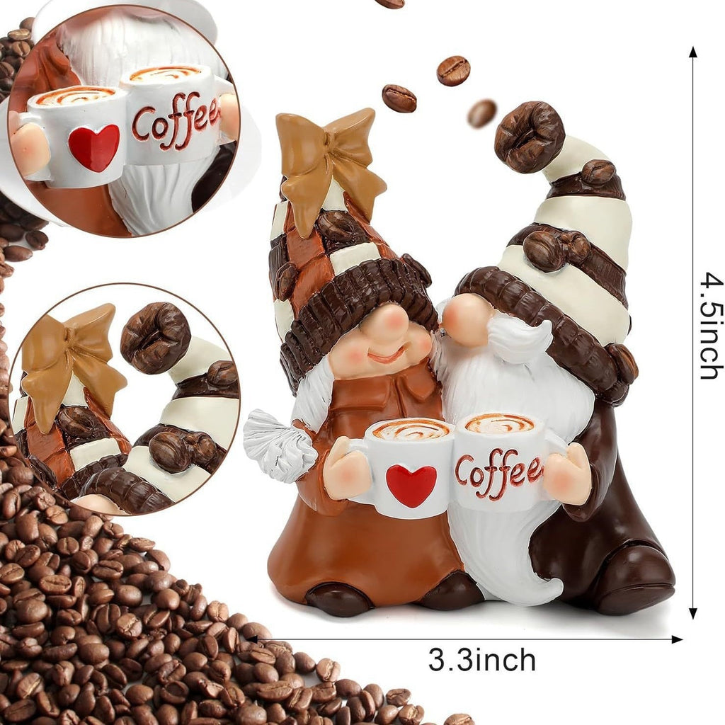 Coffee Gnome Resin Tabletop Figures