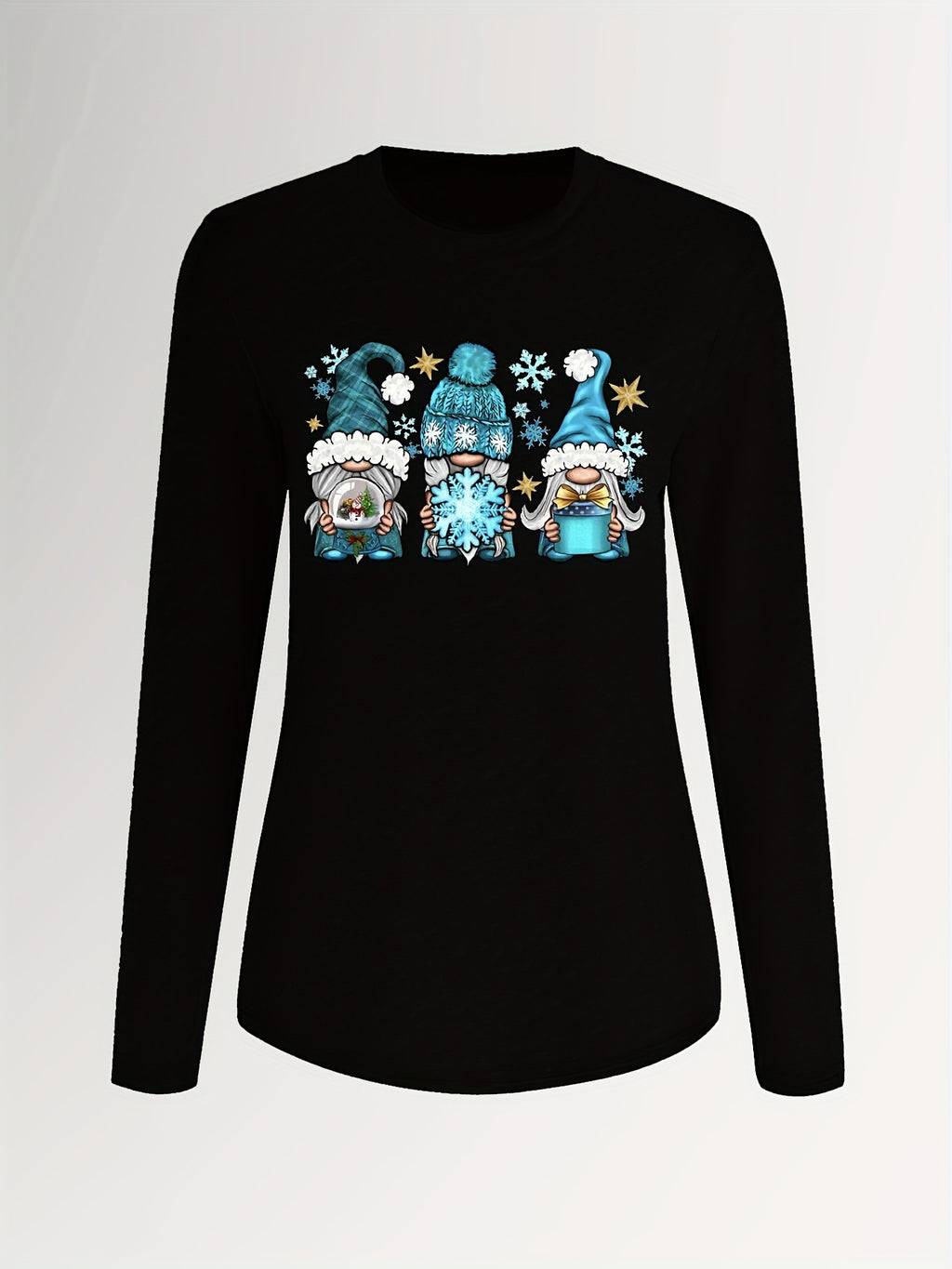 Blue Winter Gnomes Christmas Sweatshirt