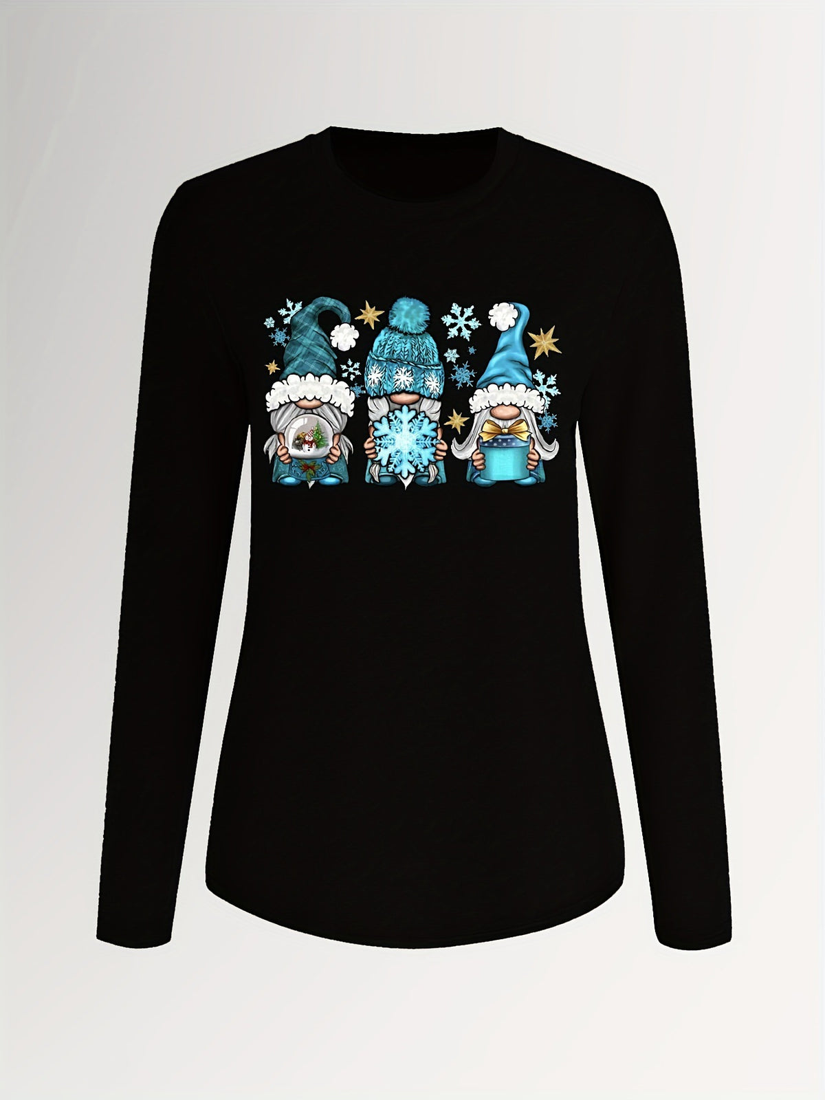 Blue Winter Gnomes Christmas Sweatshirt