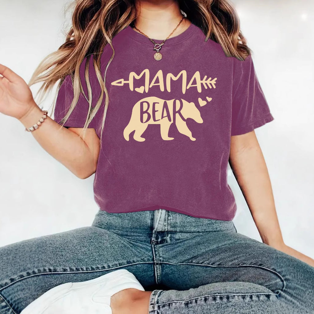 MAMA letter printed top for women